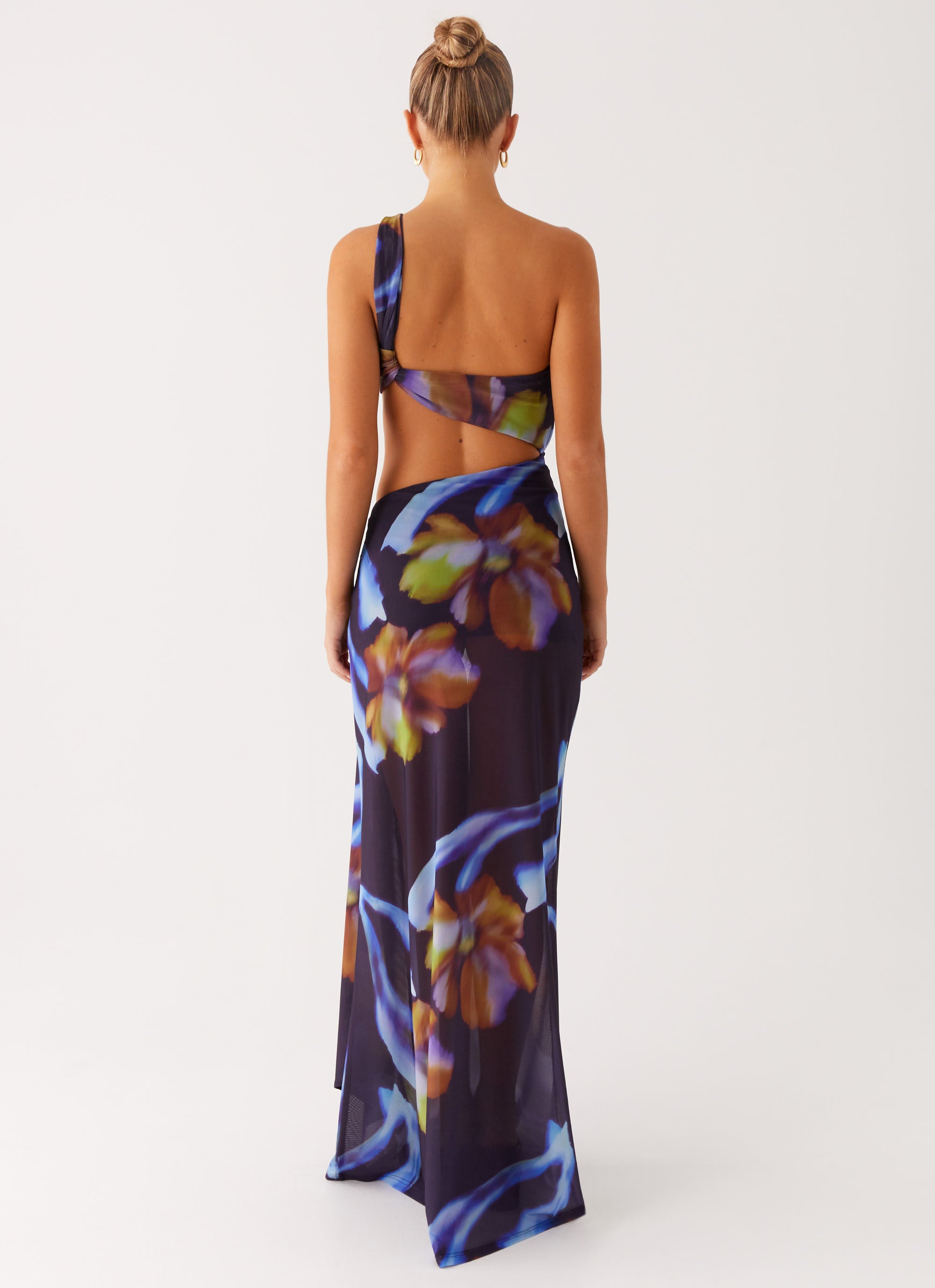 Costa Rica Maxi Dress - Dark Floral
