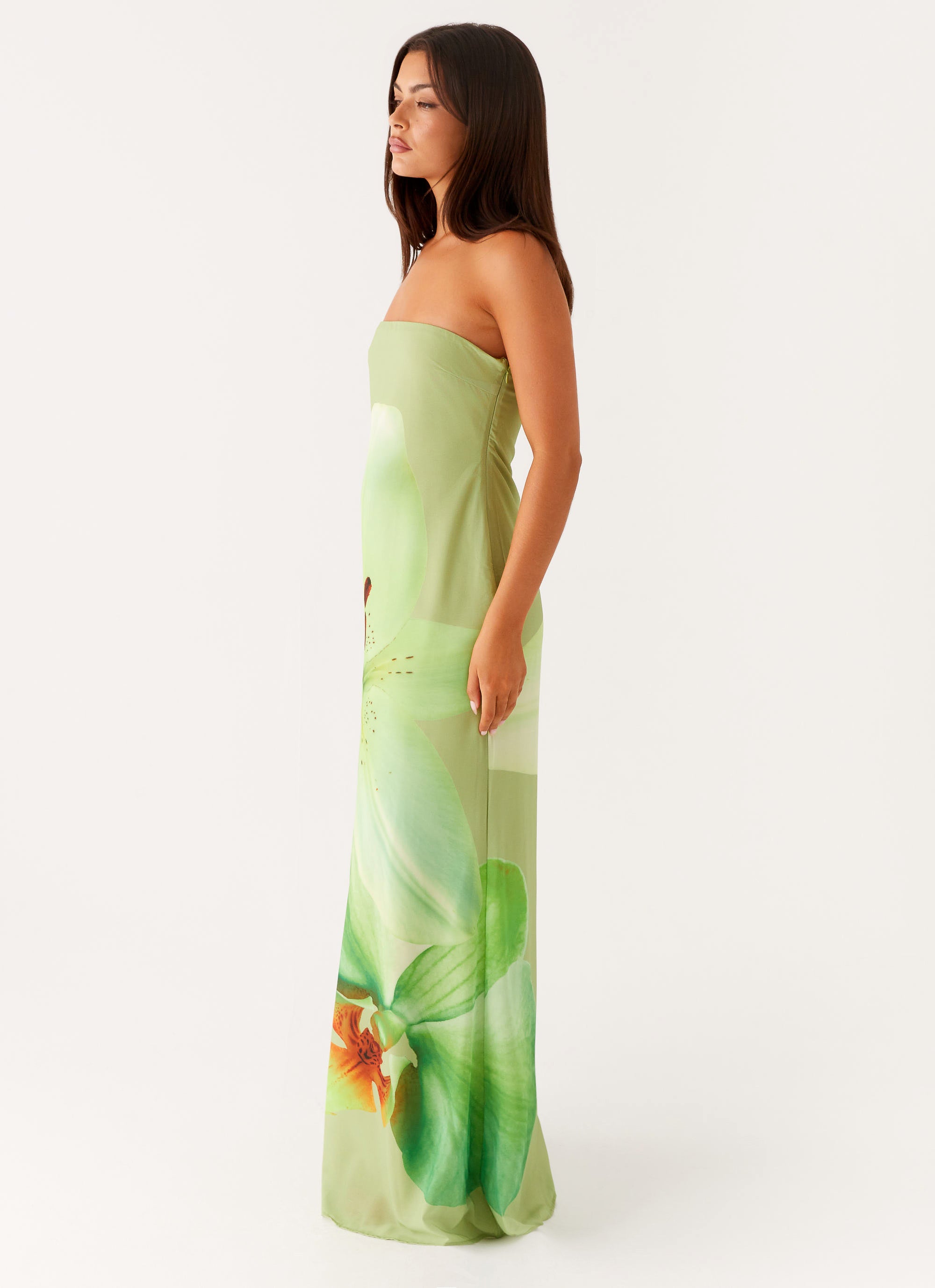 Darcy Maxi Dress - Green Floral
