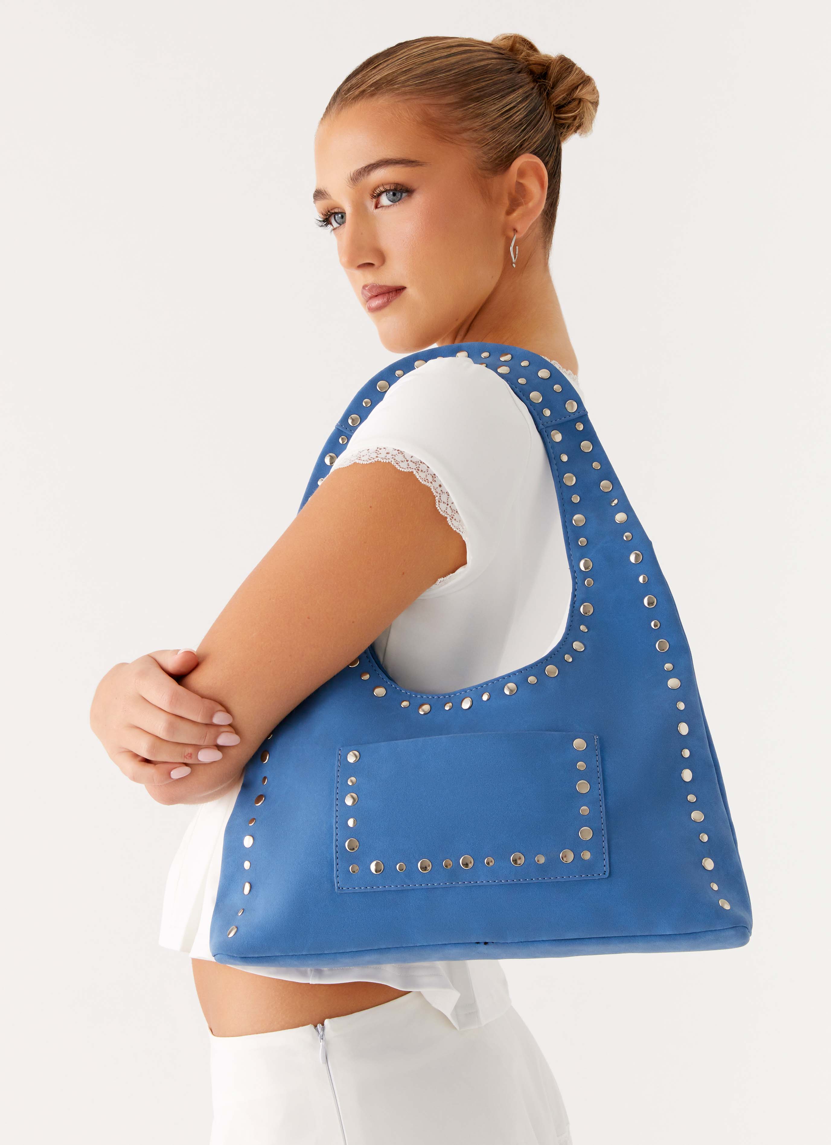Delaney Shoulder Bag - Blue