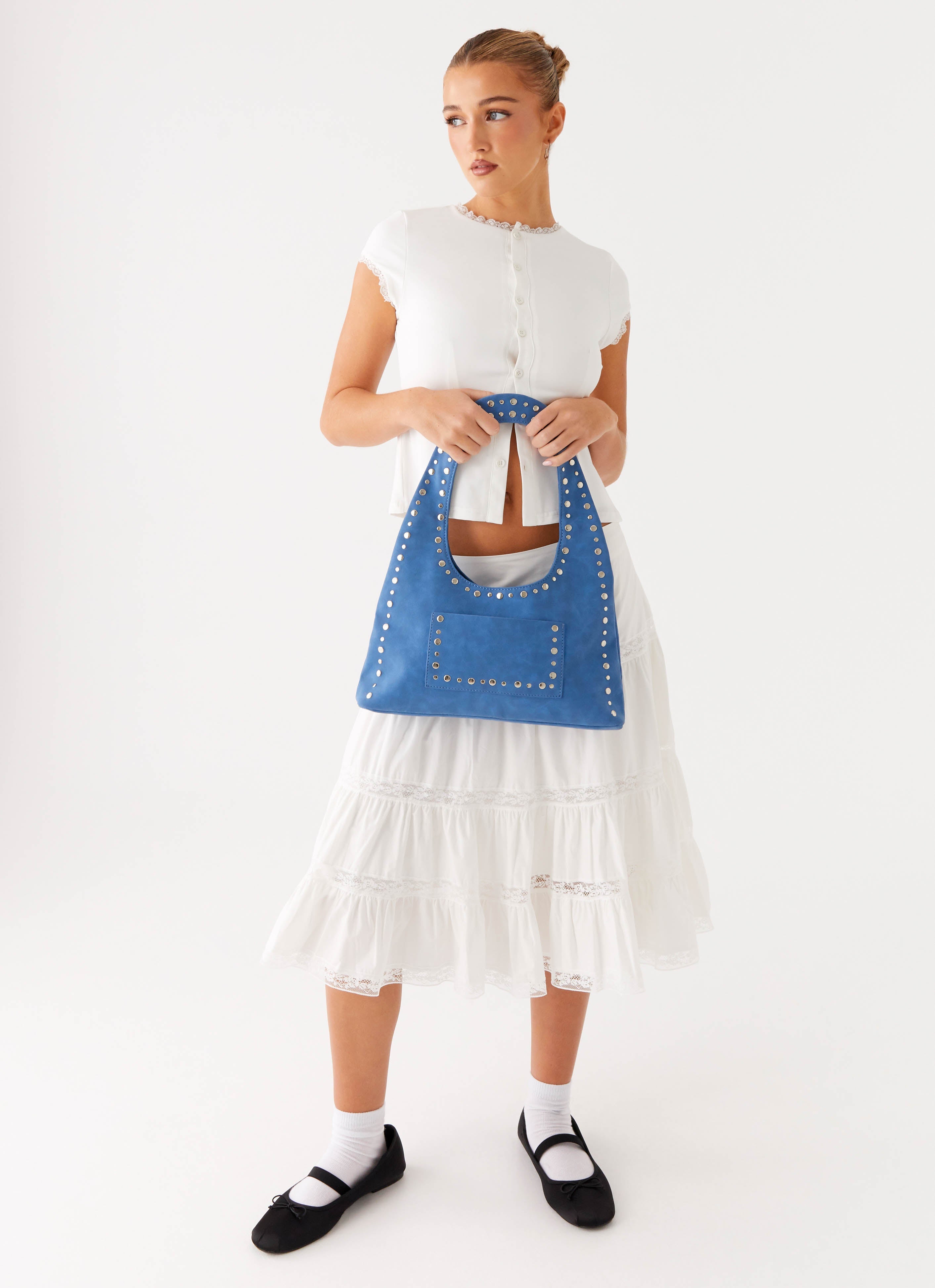 Delaney Shoulder Bag - Blue