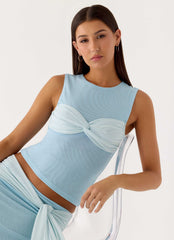 Delani Tank - Blue