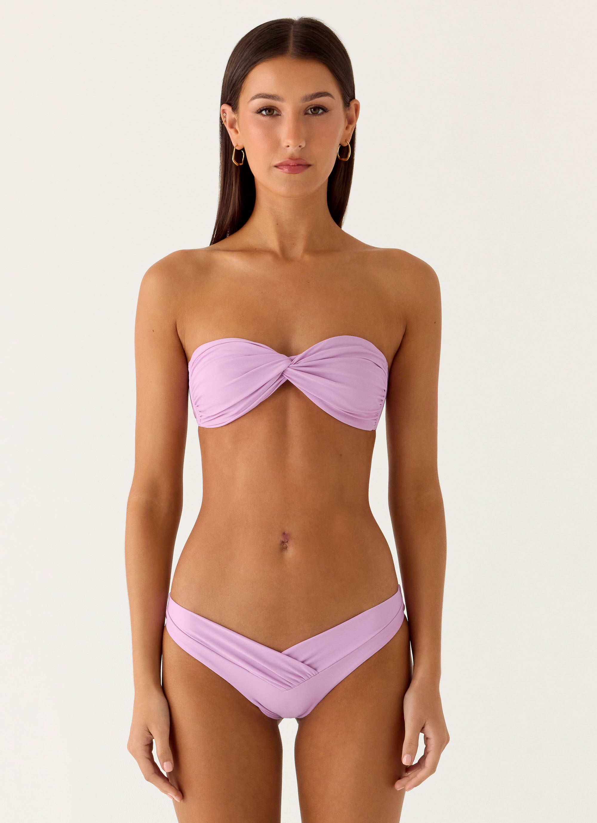 Delta Bandeau Bikini Top - Lavender
