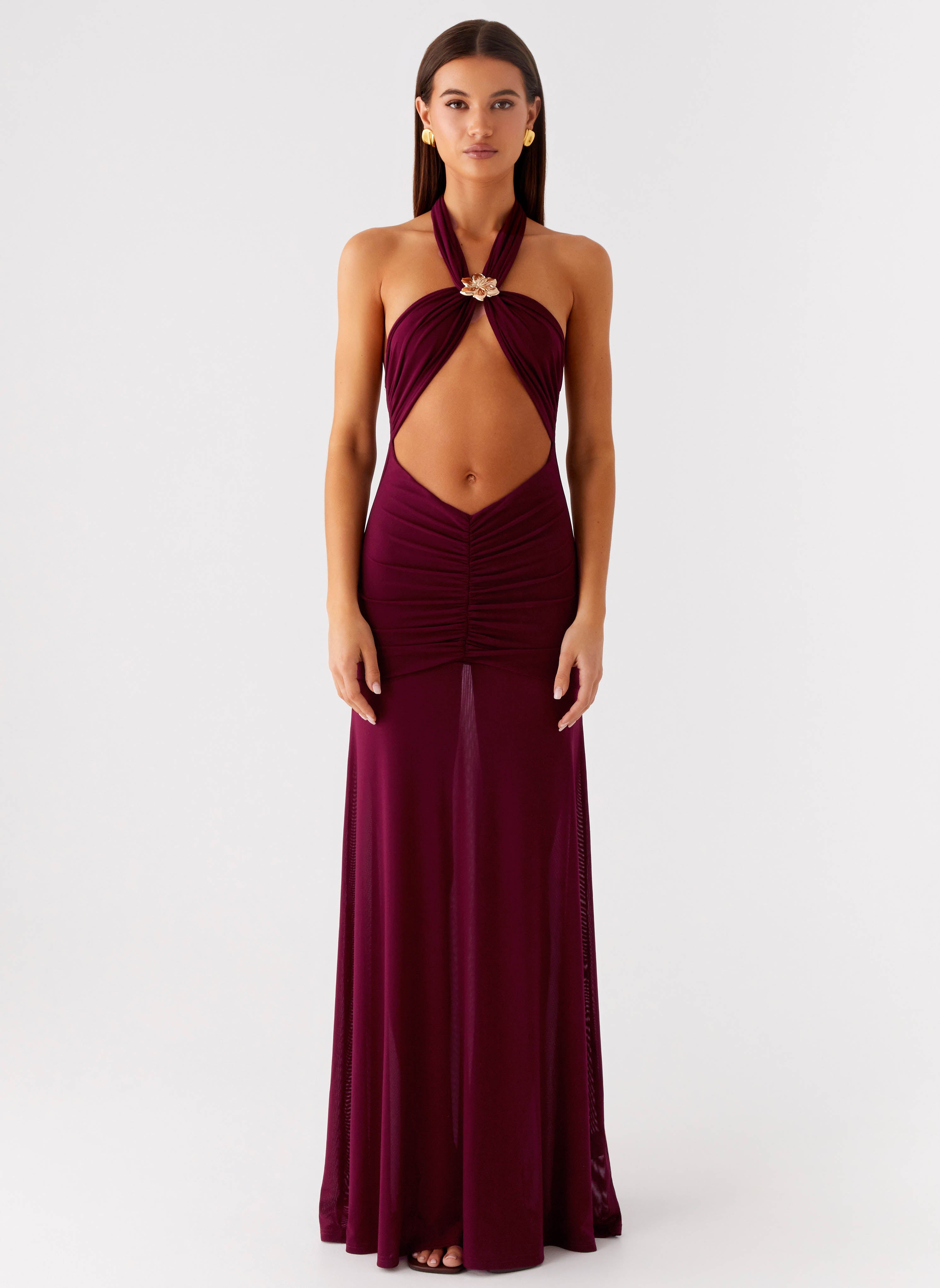 Deltina Maxi Dress - Boysenberry