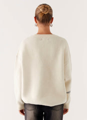 Dreamwood Knit Sweater - Ivory