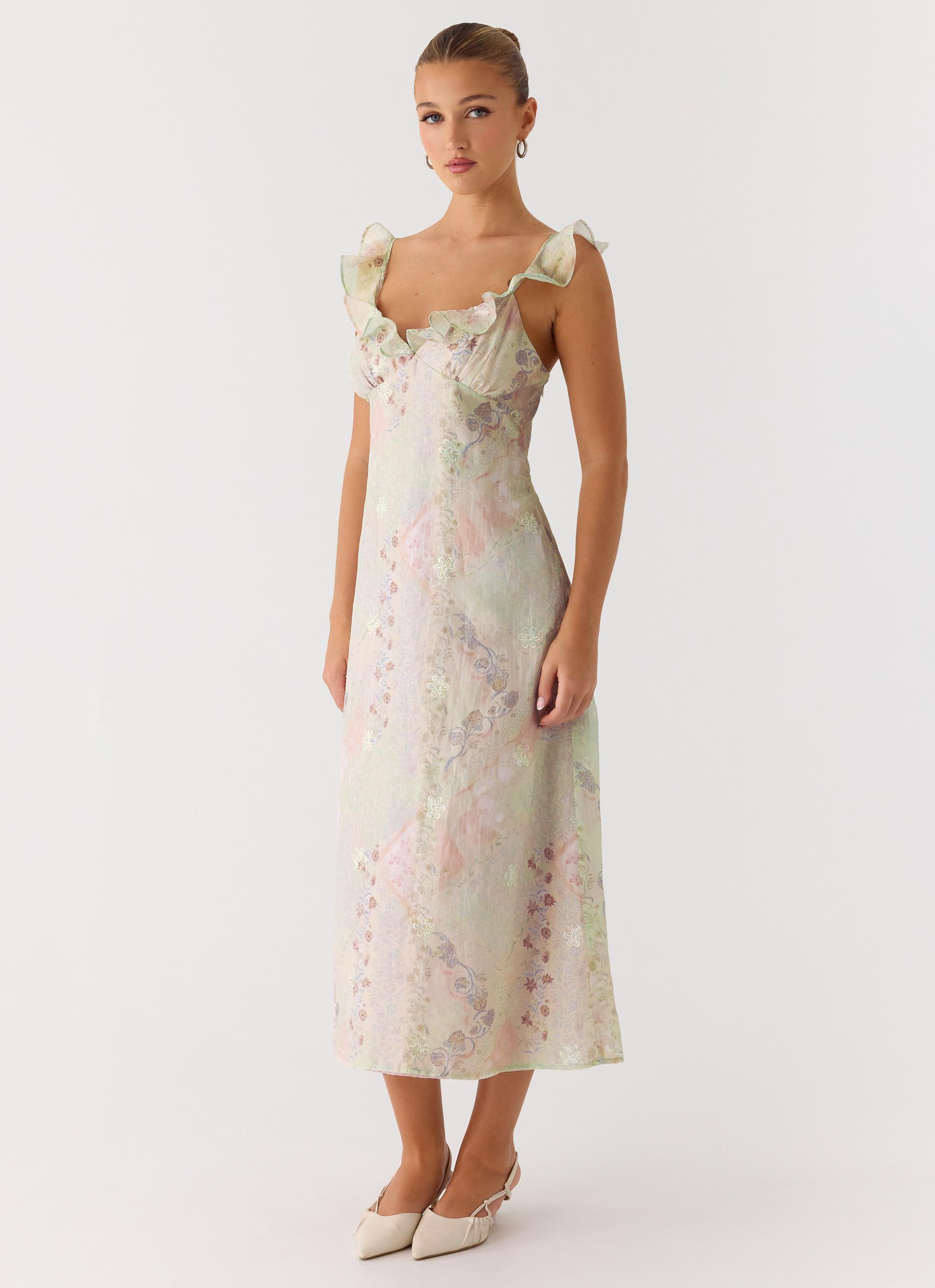 Europa Midi Dress - Mystic Paisley