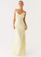 First Class Maxi Dress - Yellow