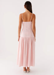 Found You Midi Dress - Pink