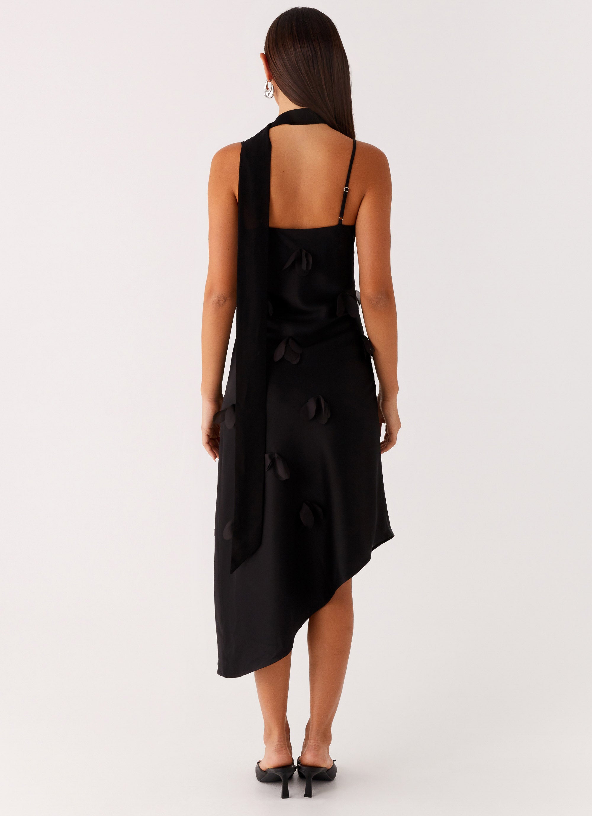 Goldie Midi Dress - Black