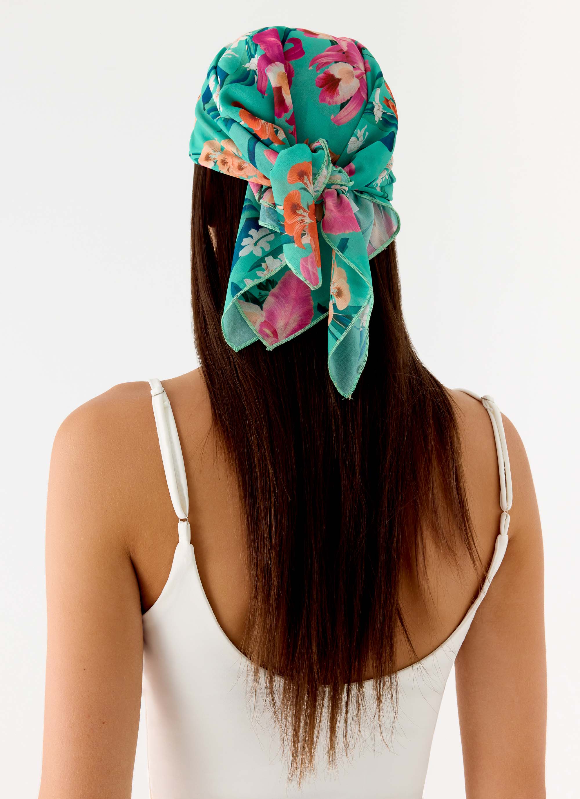 Graciela Head Scarf - Jungle Bloom