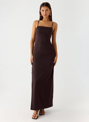 Hartwell Maxi Dress - Chocolate