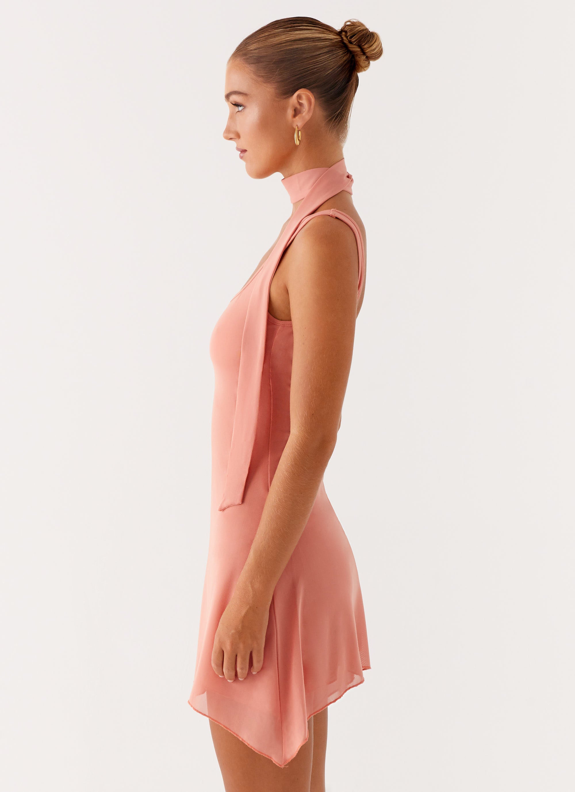 Hudson Mini Dress - Peach