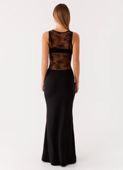 Imperial Maxi Dress - Black
