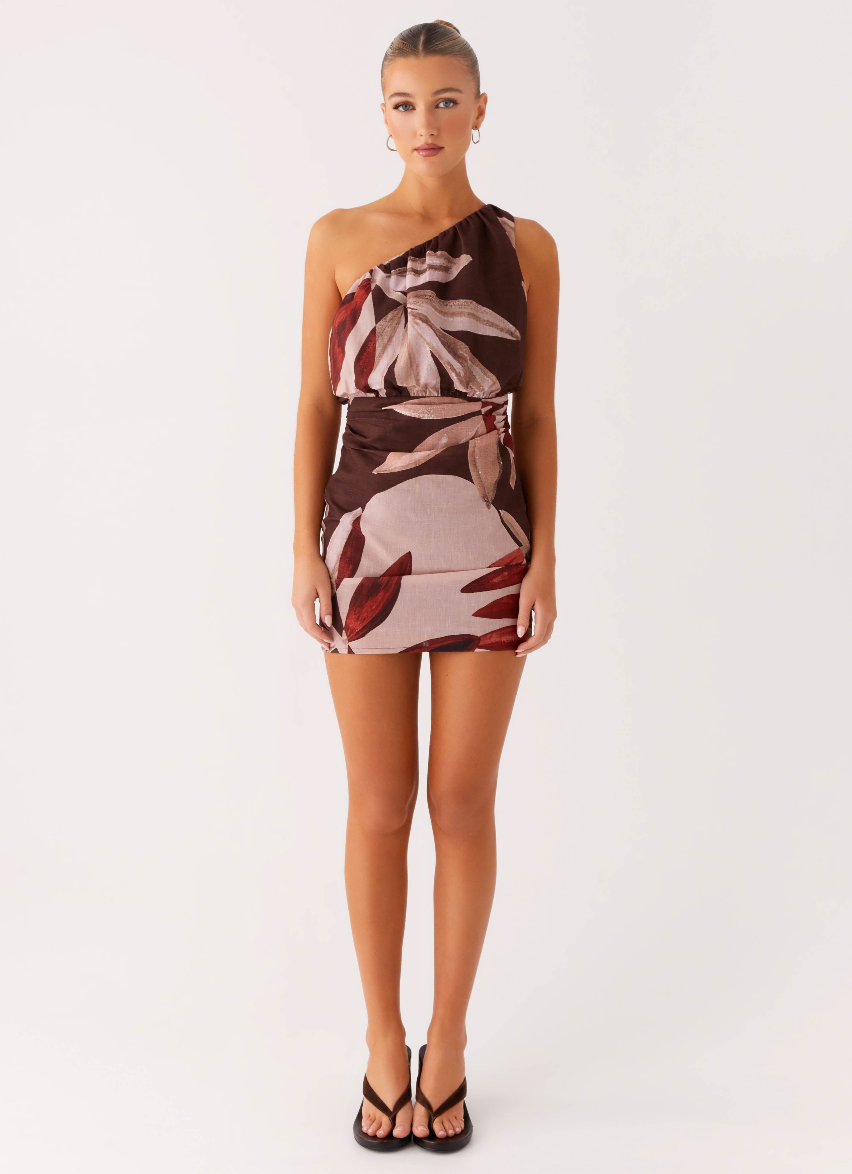 Indianna Mini Dress - Cinnamon Palm