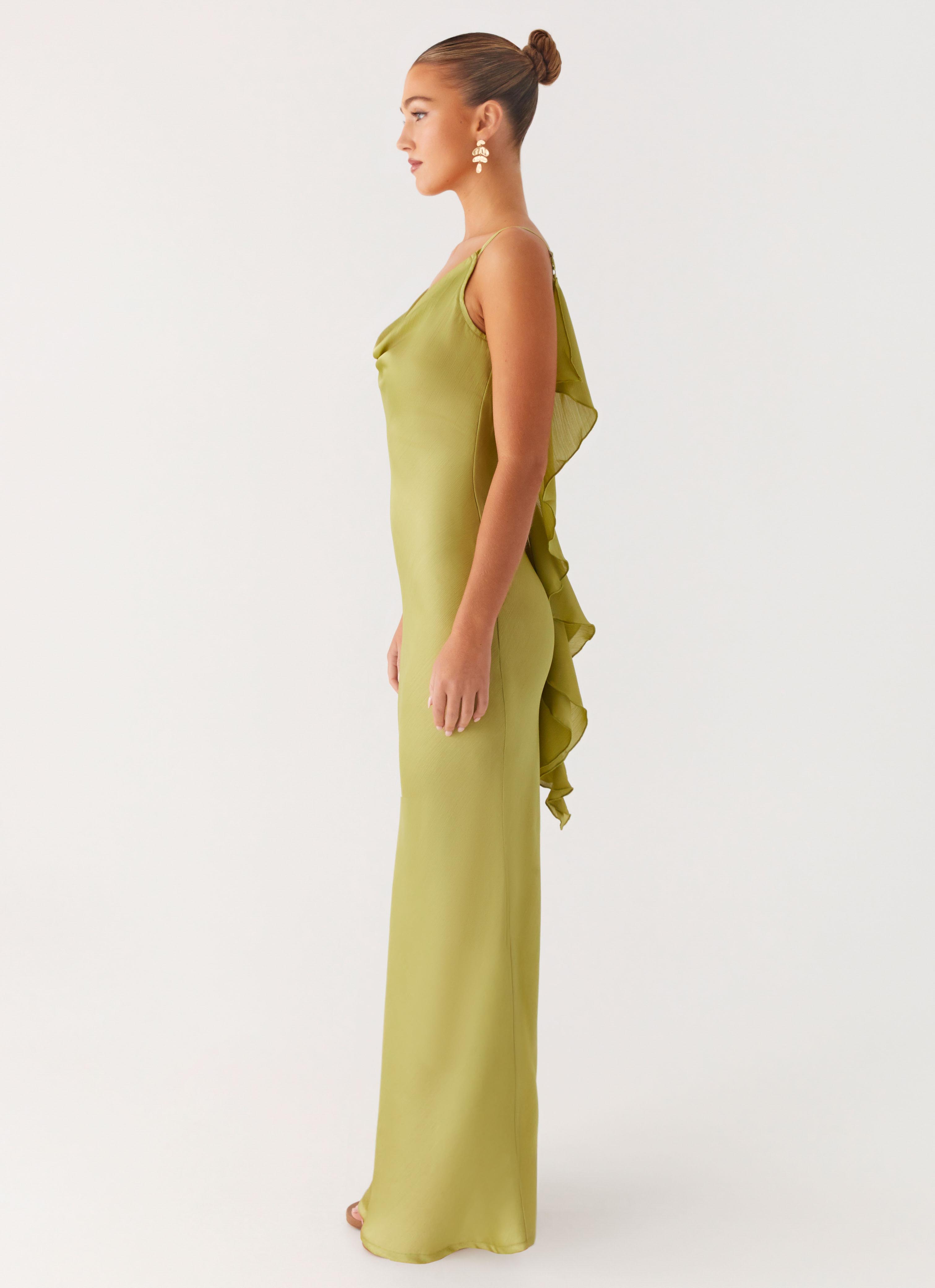 Jade Escape Maxi Dress - Lime