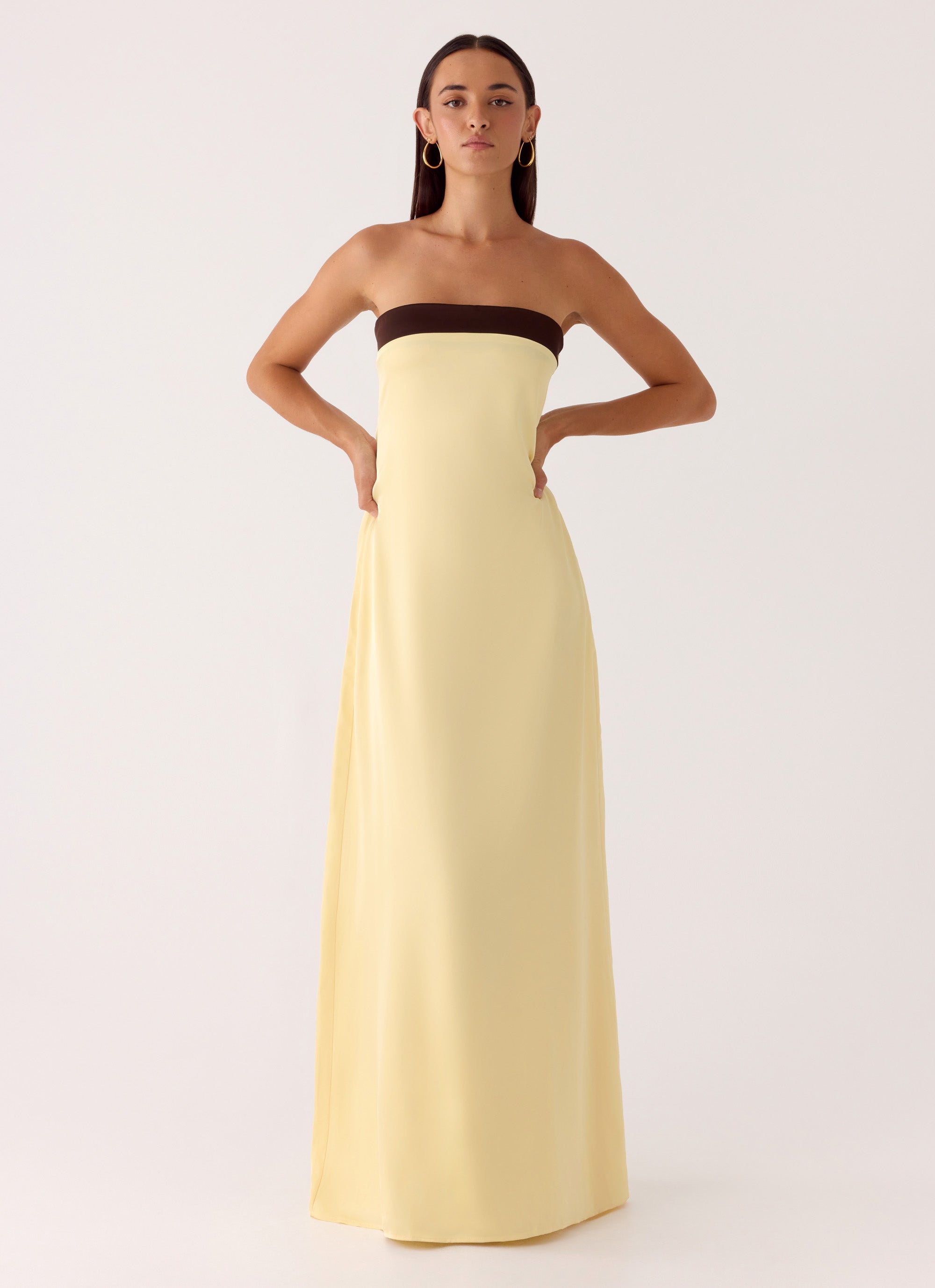 Jiana Maxi Dress - Baby Yellow