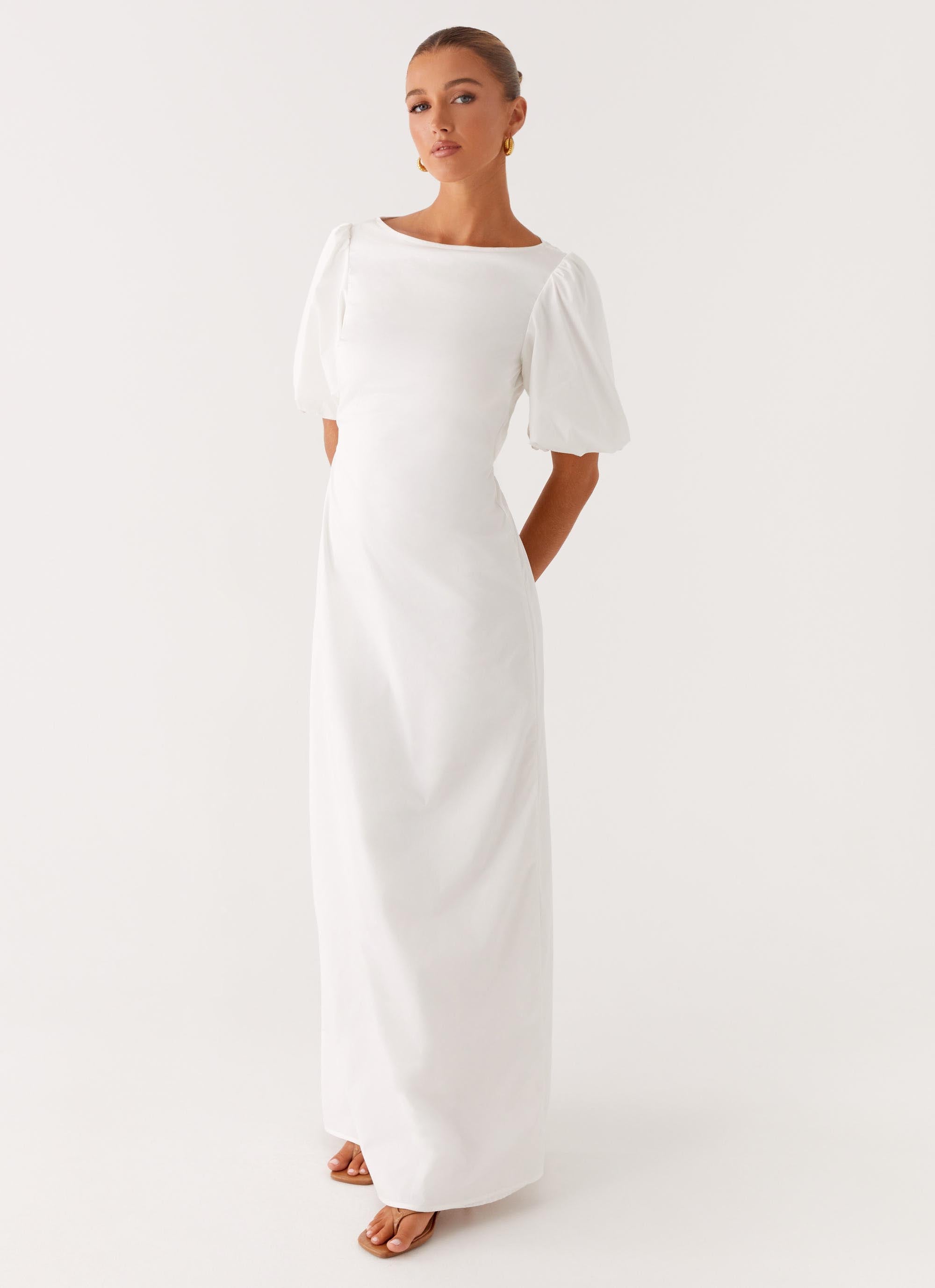 Judy Maxi Dress - White