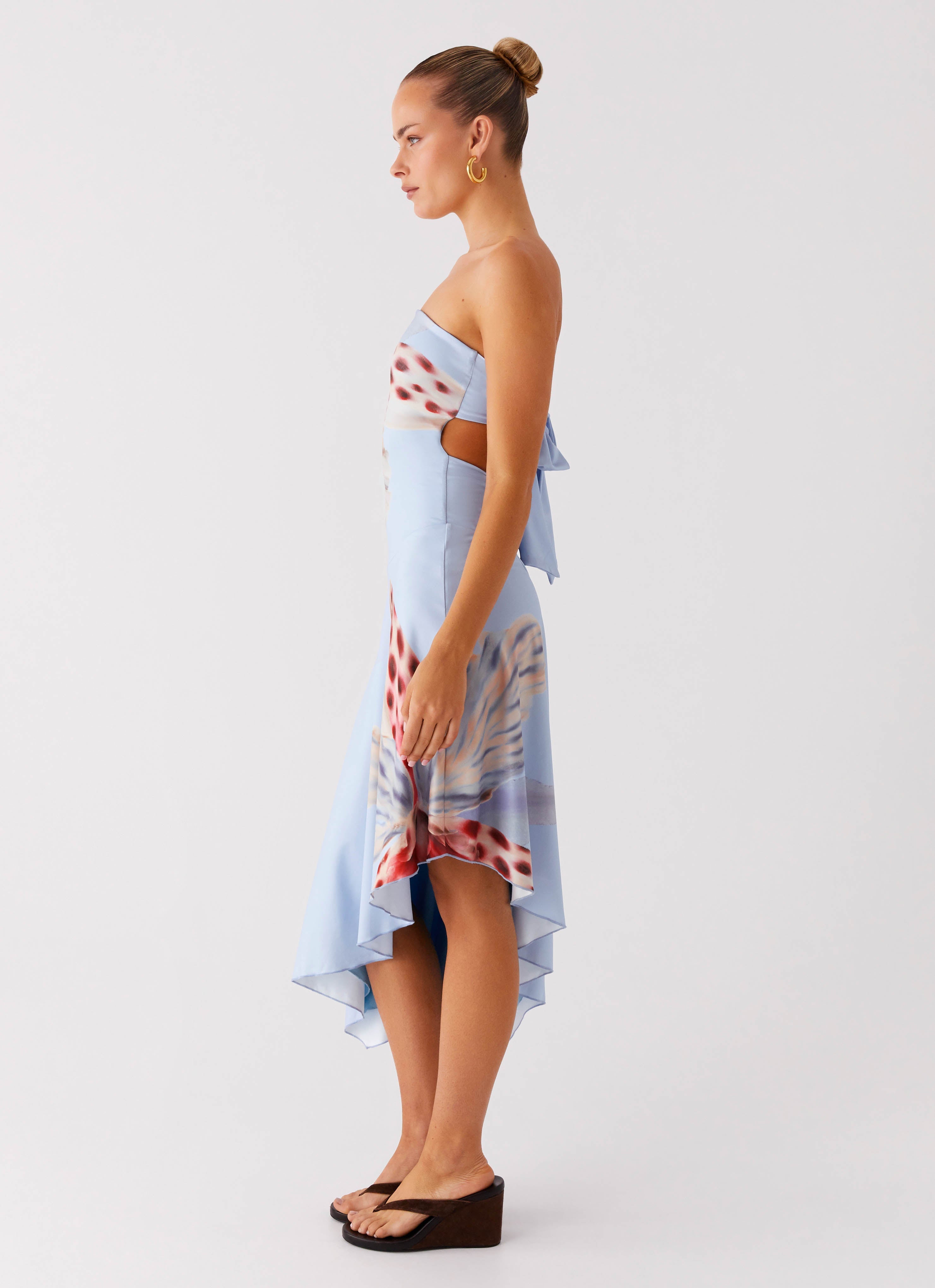 Juliana Midi Dress - Deep Sea Bloom