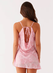 Julie Mini Dress - Pink