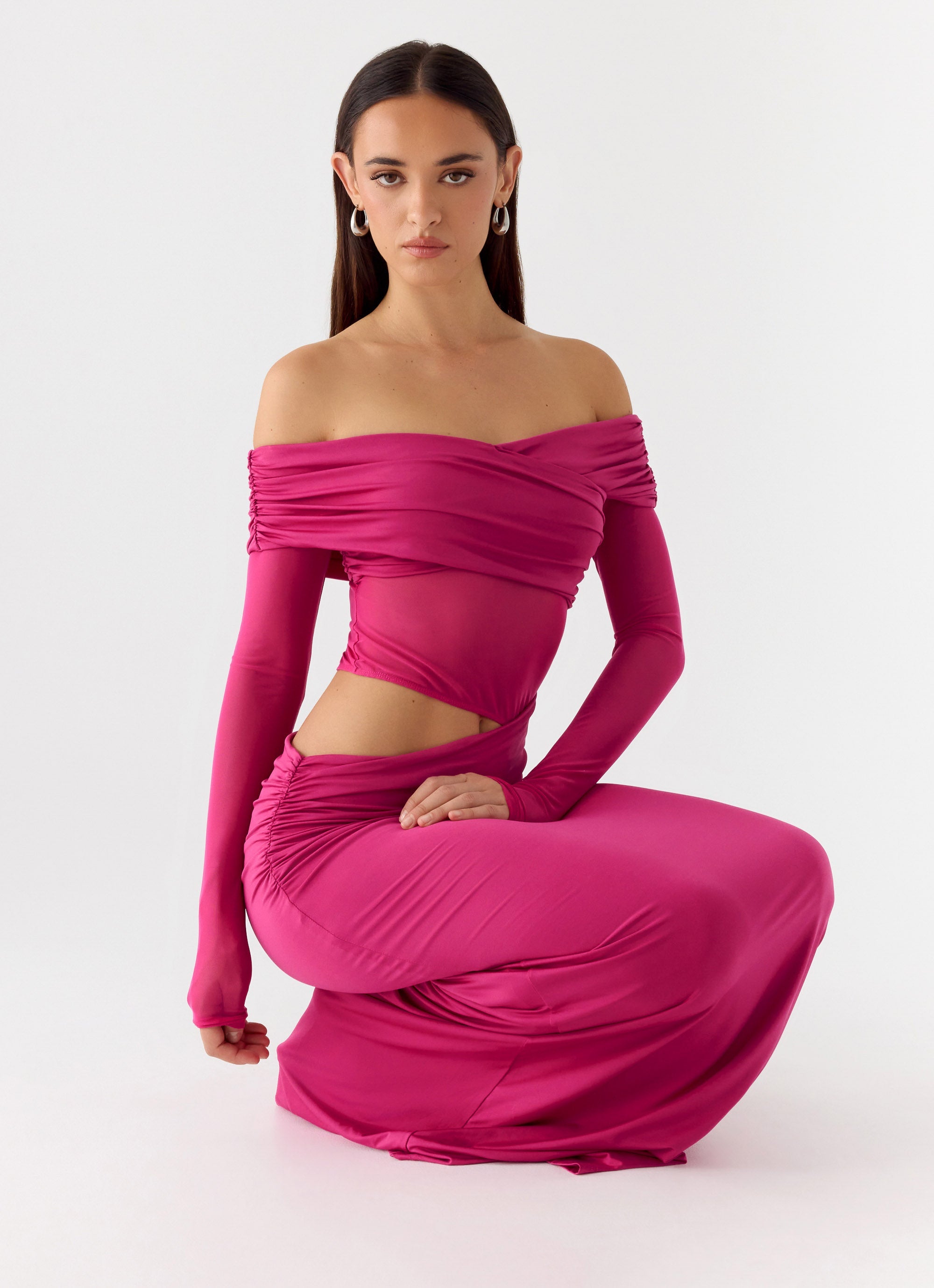 Kerli Maxi Dress - Fuchsia