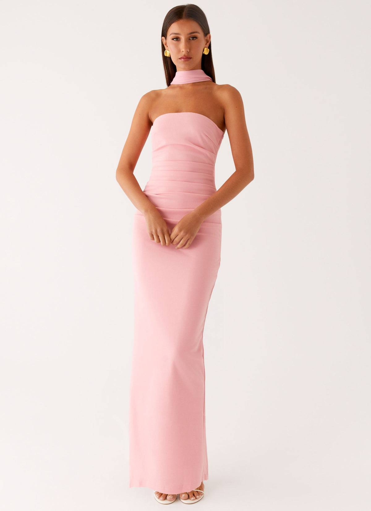 Libra Maxi Dress - Pink