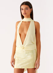 Lilo Scarf Top - Yellow