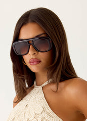Love Note Sunglasses - Chocolate
