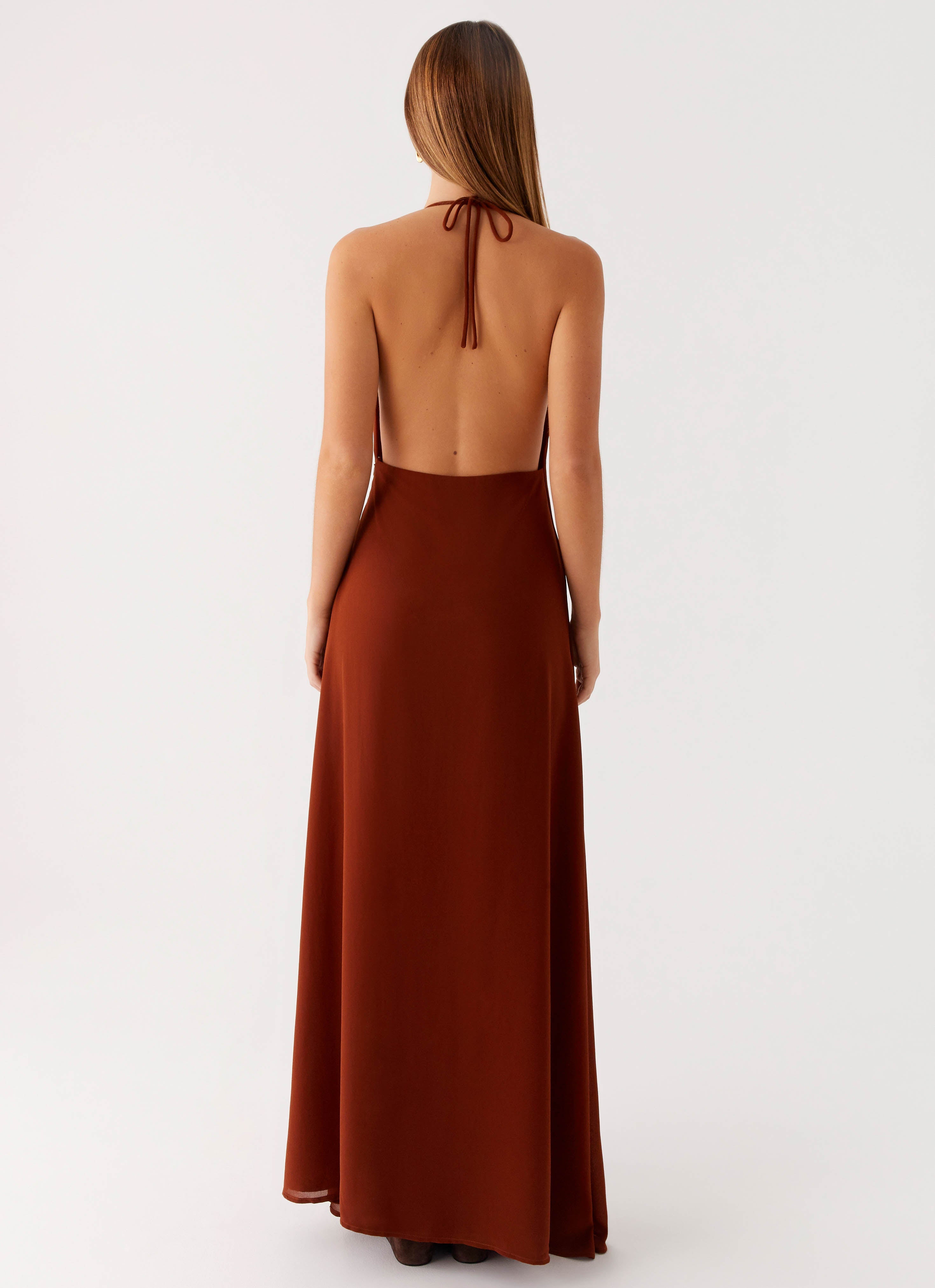 Marjoram Maxi Dress - Chocolate