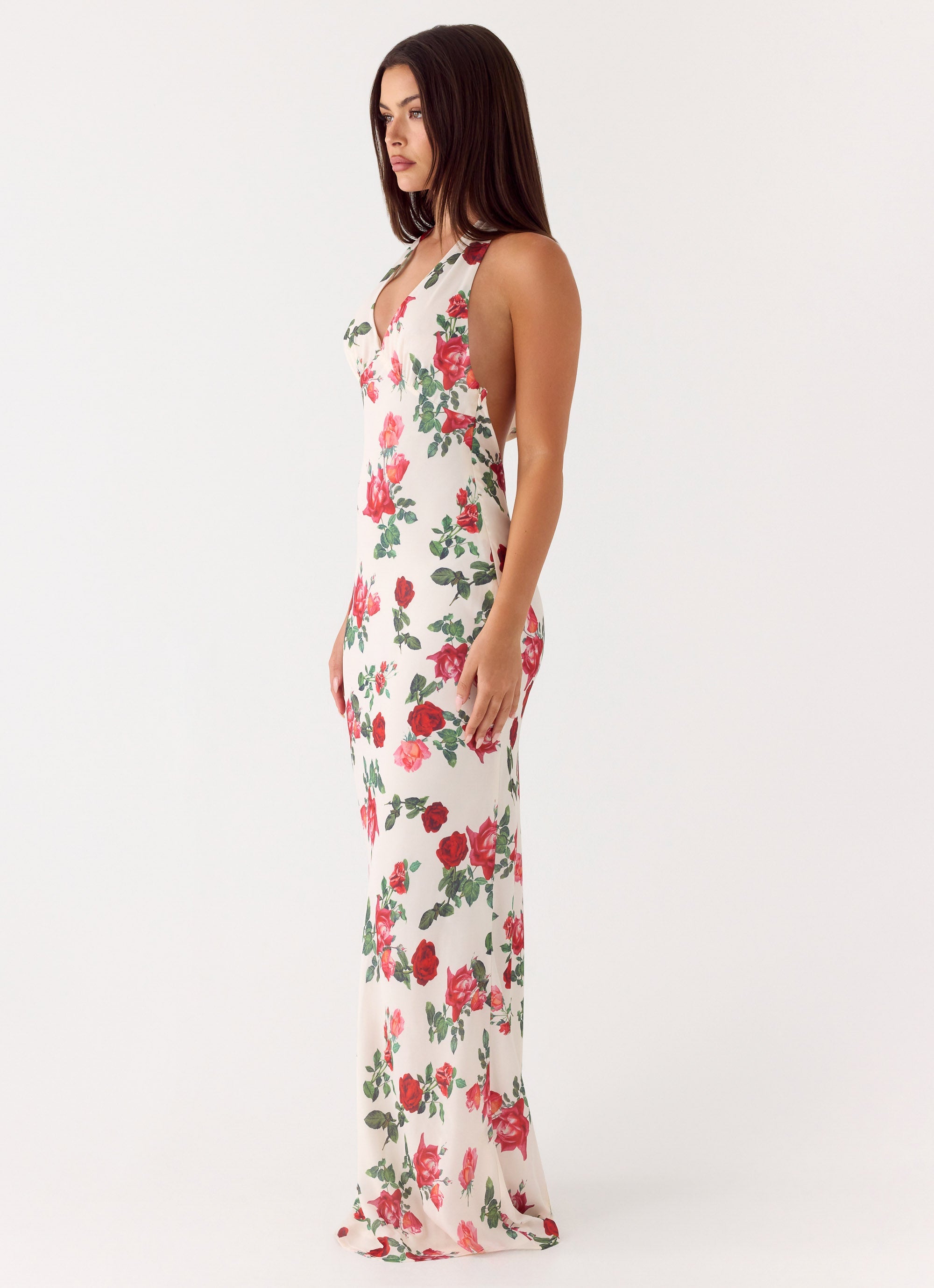 Maryk Maxi Dress - Ivory Bloom