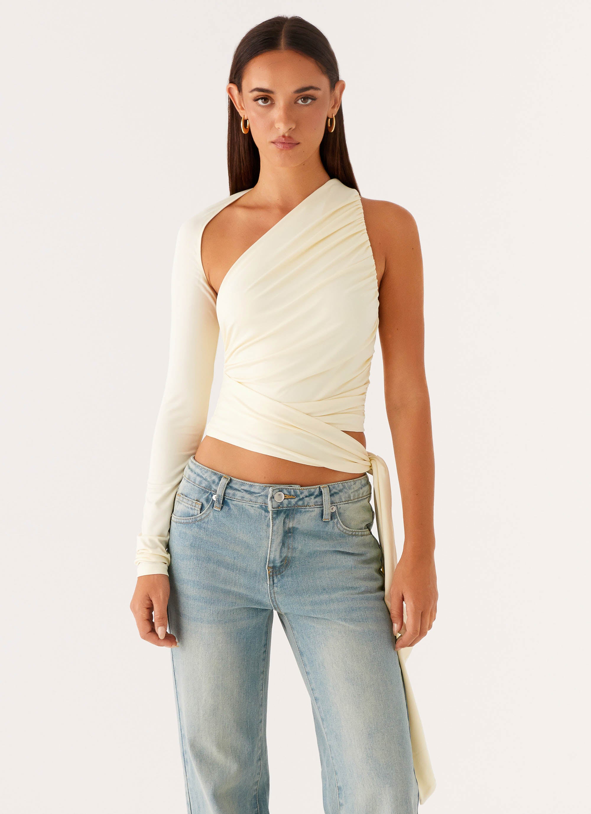 Merryn Top - Pale Yellow