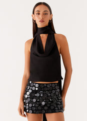 Movie Star Mini Skirt - Black