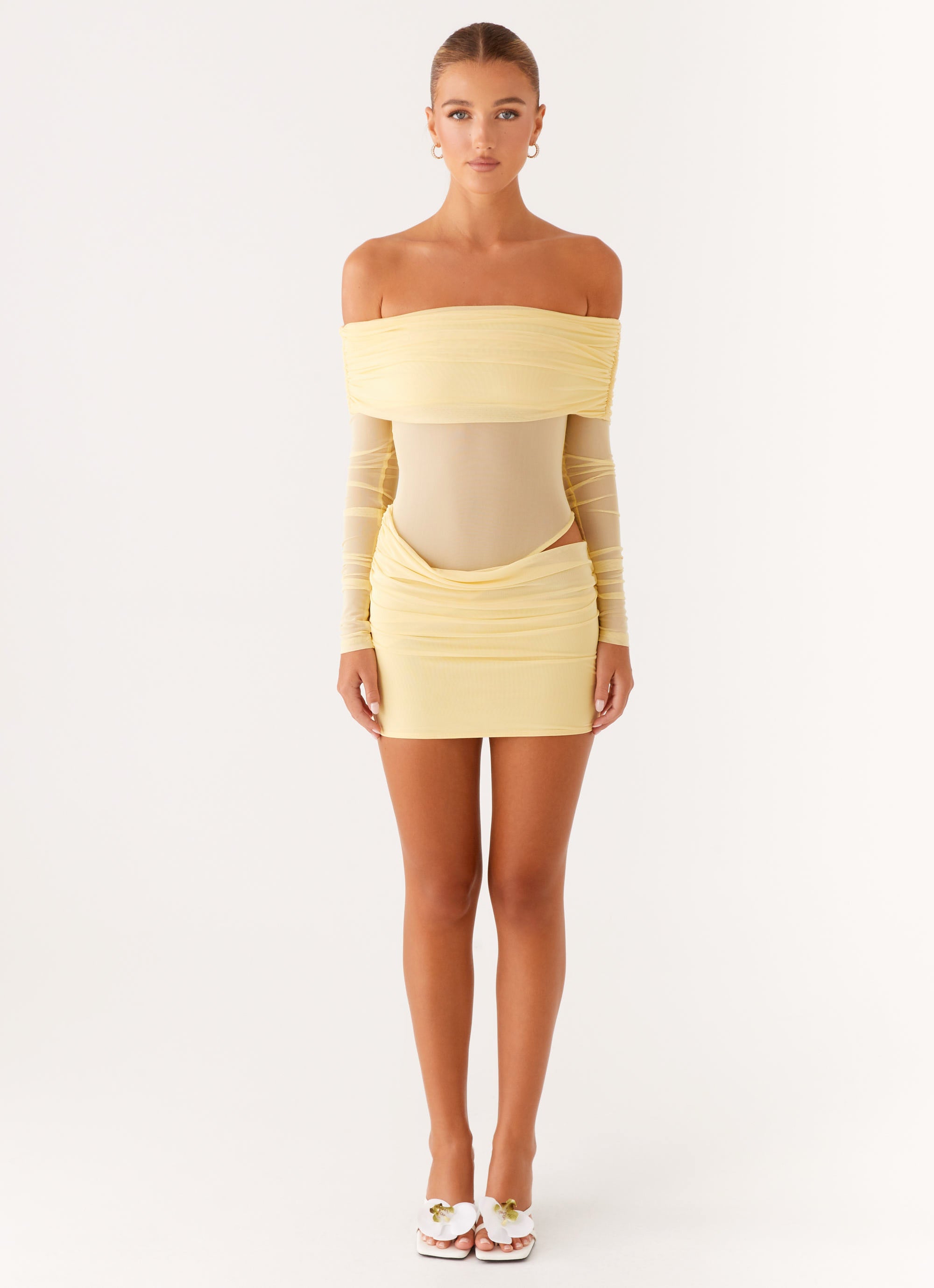 No Doubt Mini Dress - Yellow