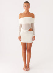 No Doubt Mini Dress - Ivory