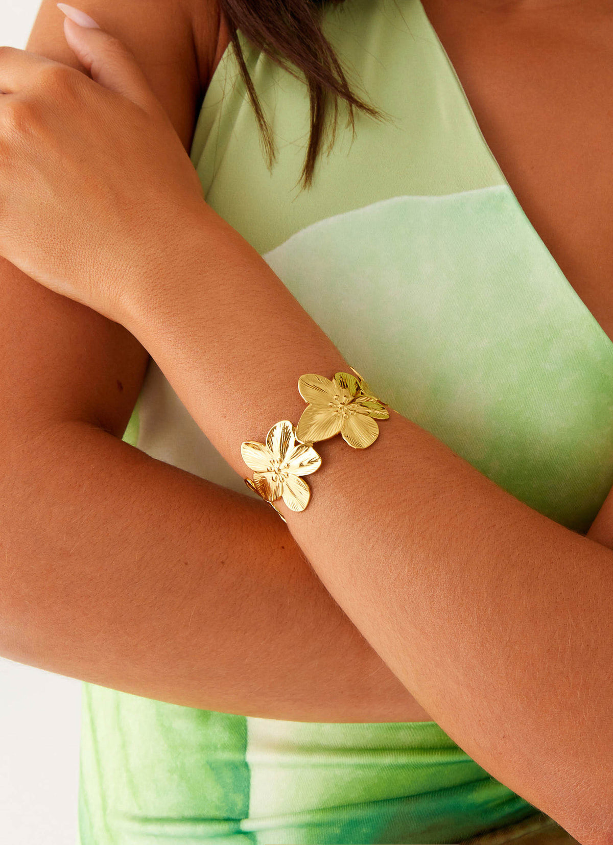Nurture Flower Bracelet - Gold