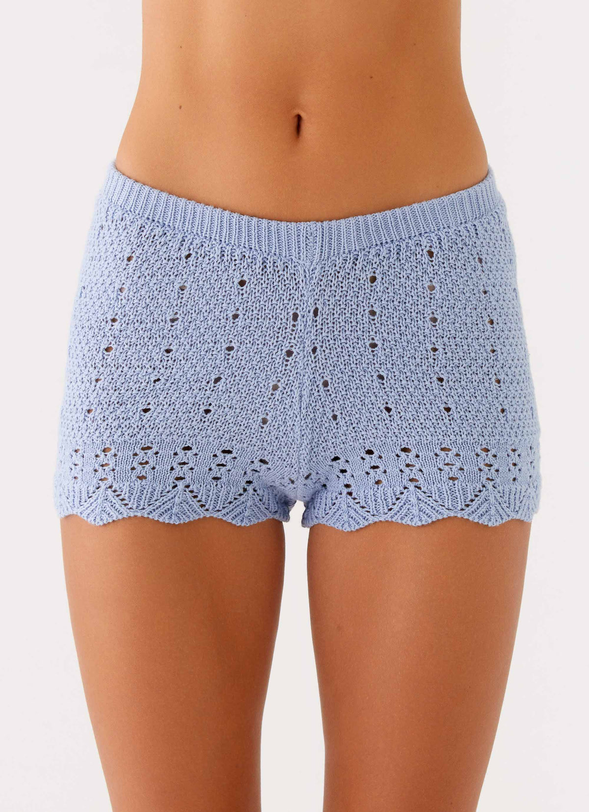 Oakley Low Rise Mini Shorts - Blue