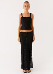 Ophira Maxi Skirt - Black