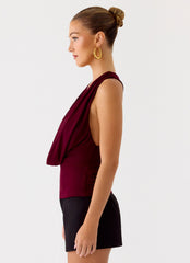 Oracle Top - Plum