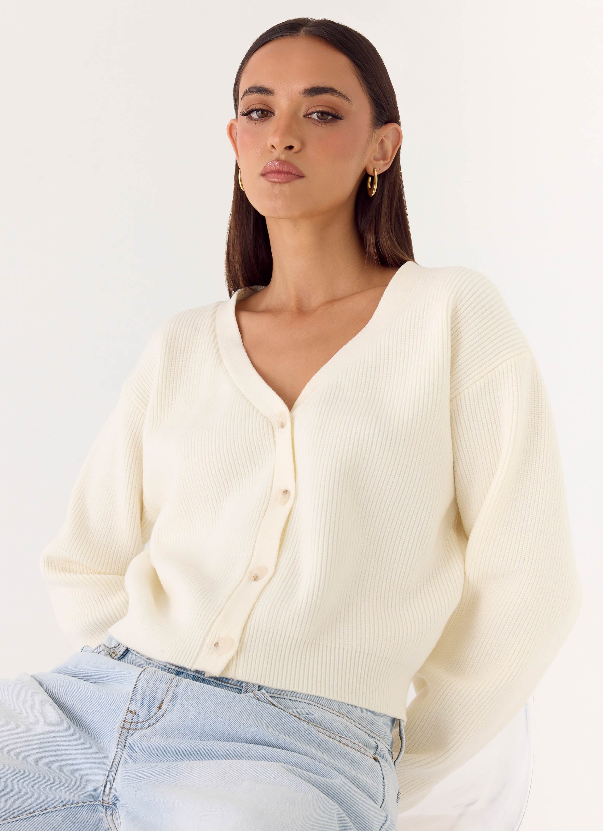 Orla Knit Sweater - Ivory