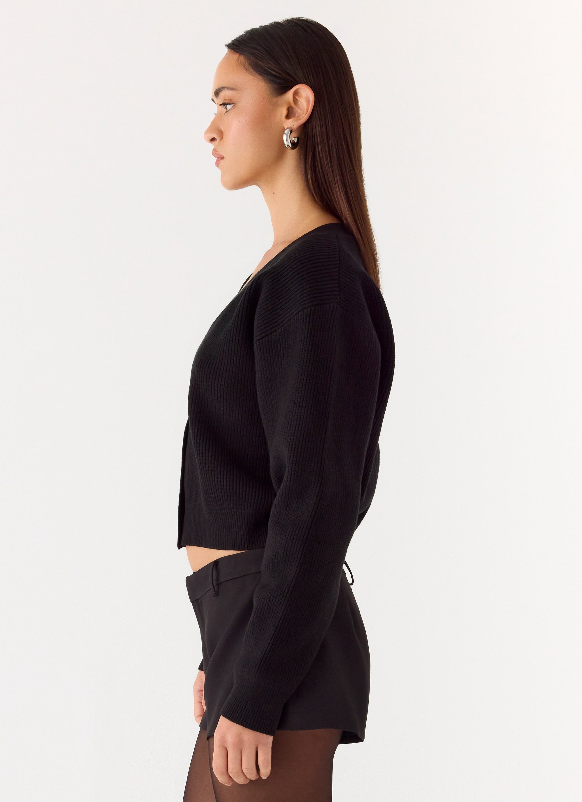 Orla Knit Sweater - Black