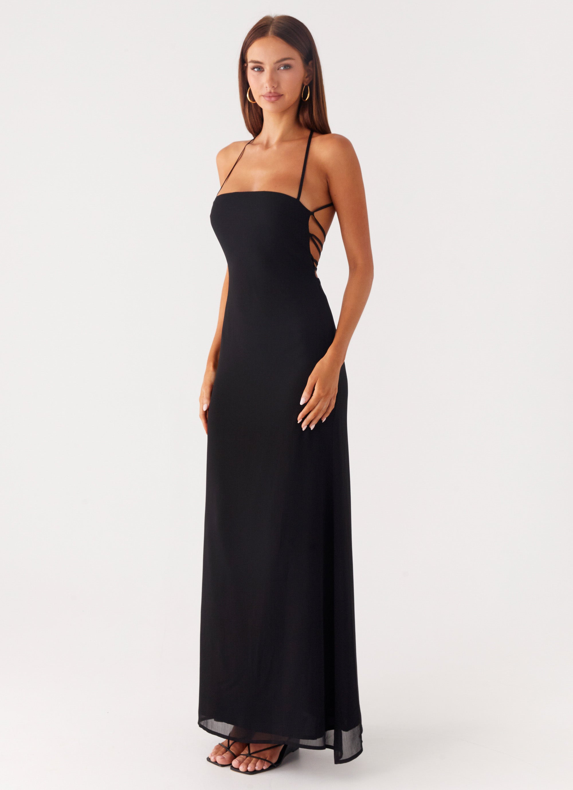 Peggy Maxi Dress - Black