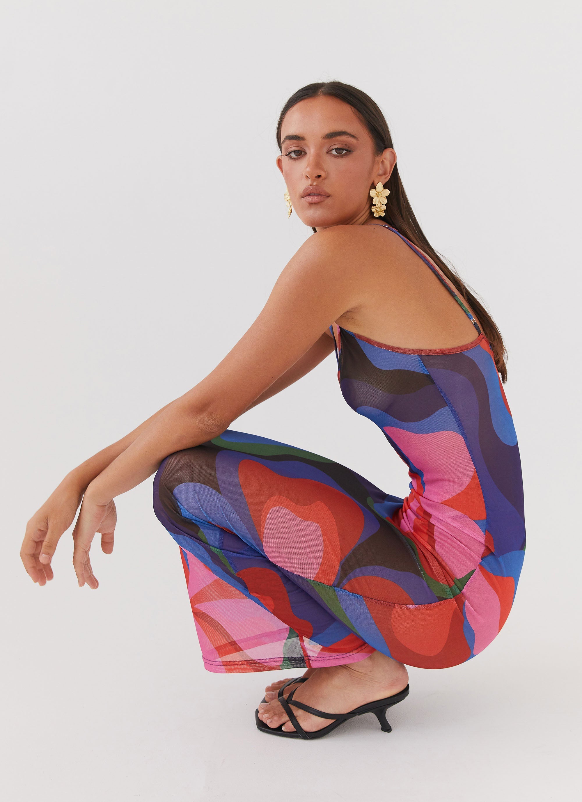 Love On The Run Maxi Dress - Floral Fantasy