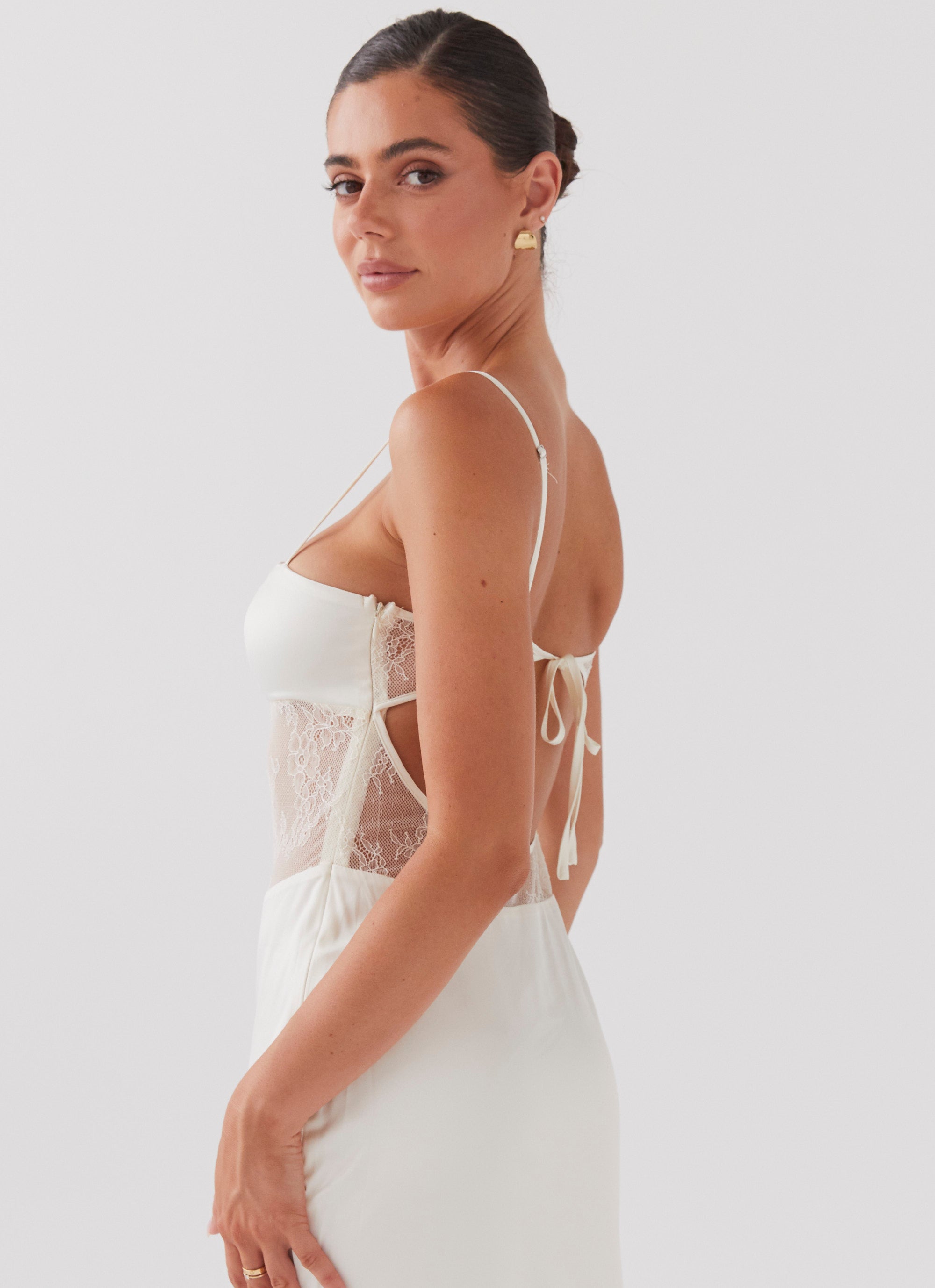 Palais Royale Lace Maxi Dress - Antique