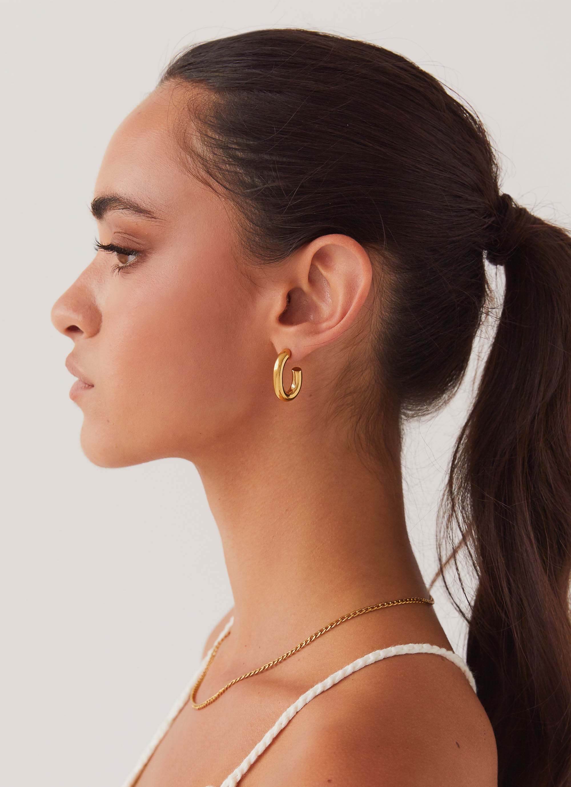 Stardust Hoop Earrings - Gold