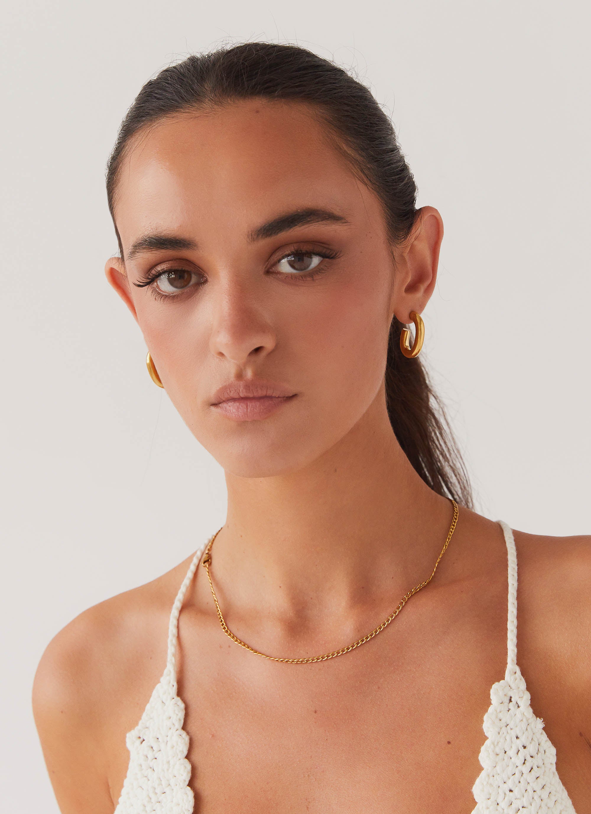 Stardust Hoop Earrings - Gold