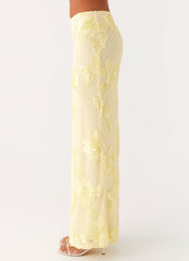 Radiate Maxi Skirt - Yellow