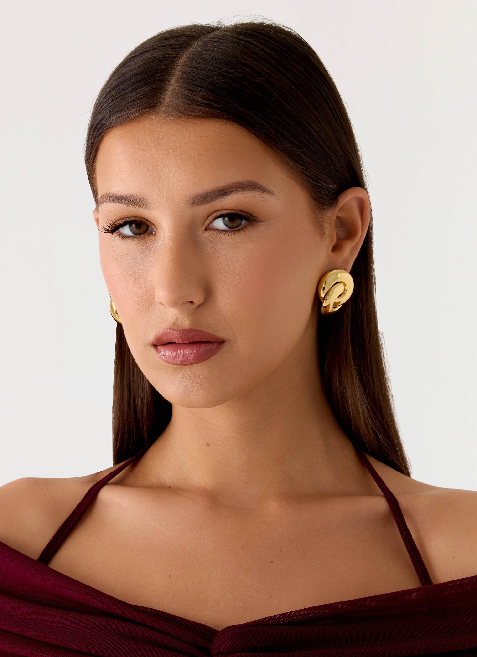 Rosso Rush Earrings - Gold