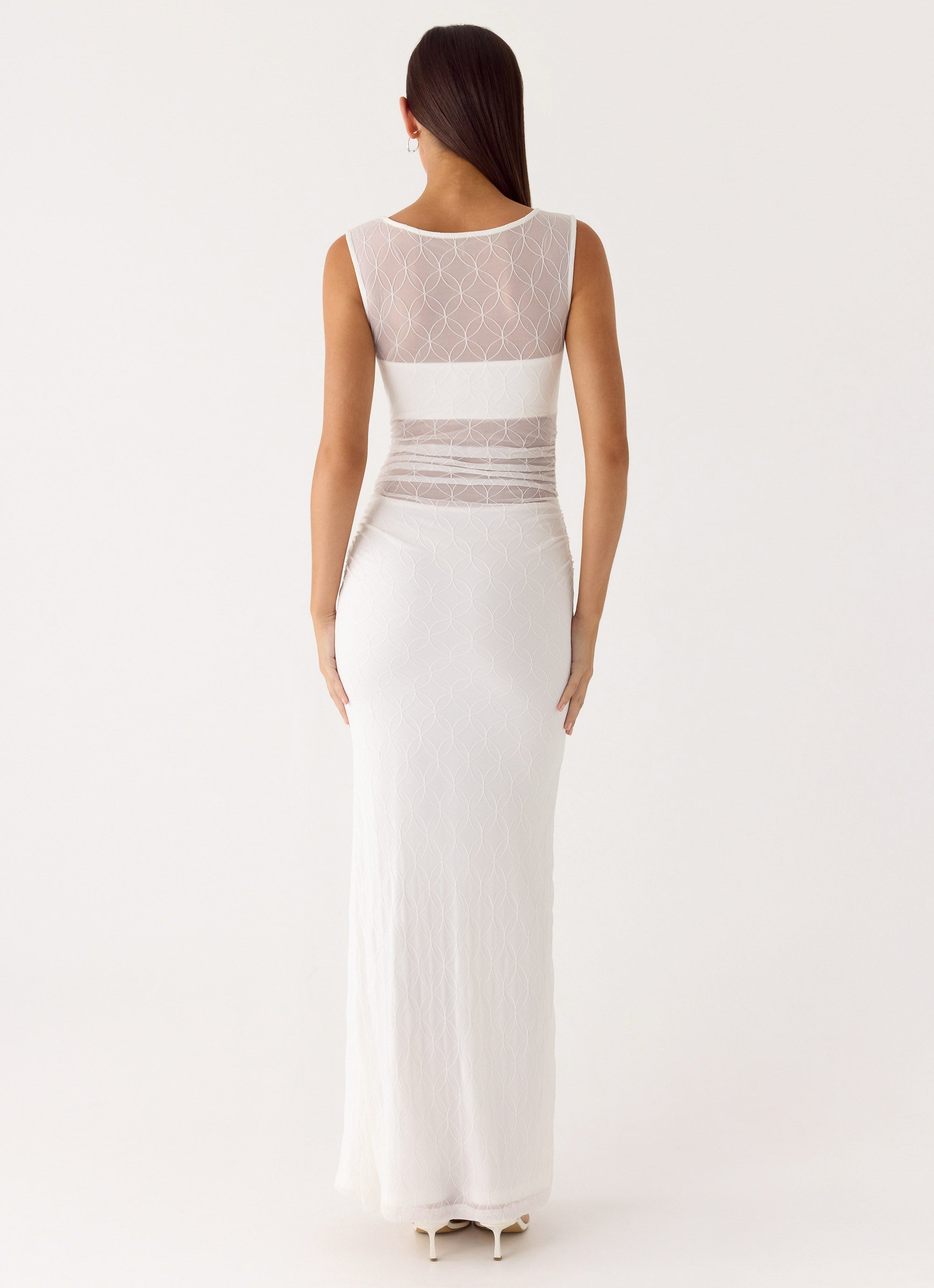 Sabre Maxi Dress - White