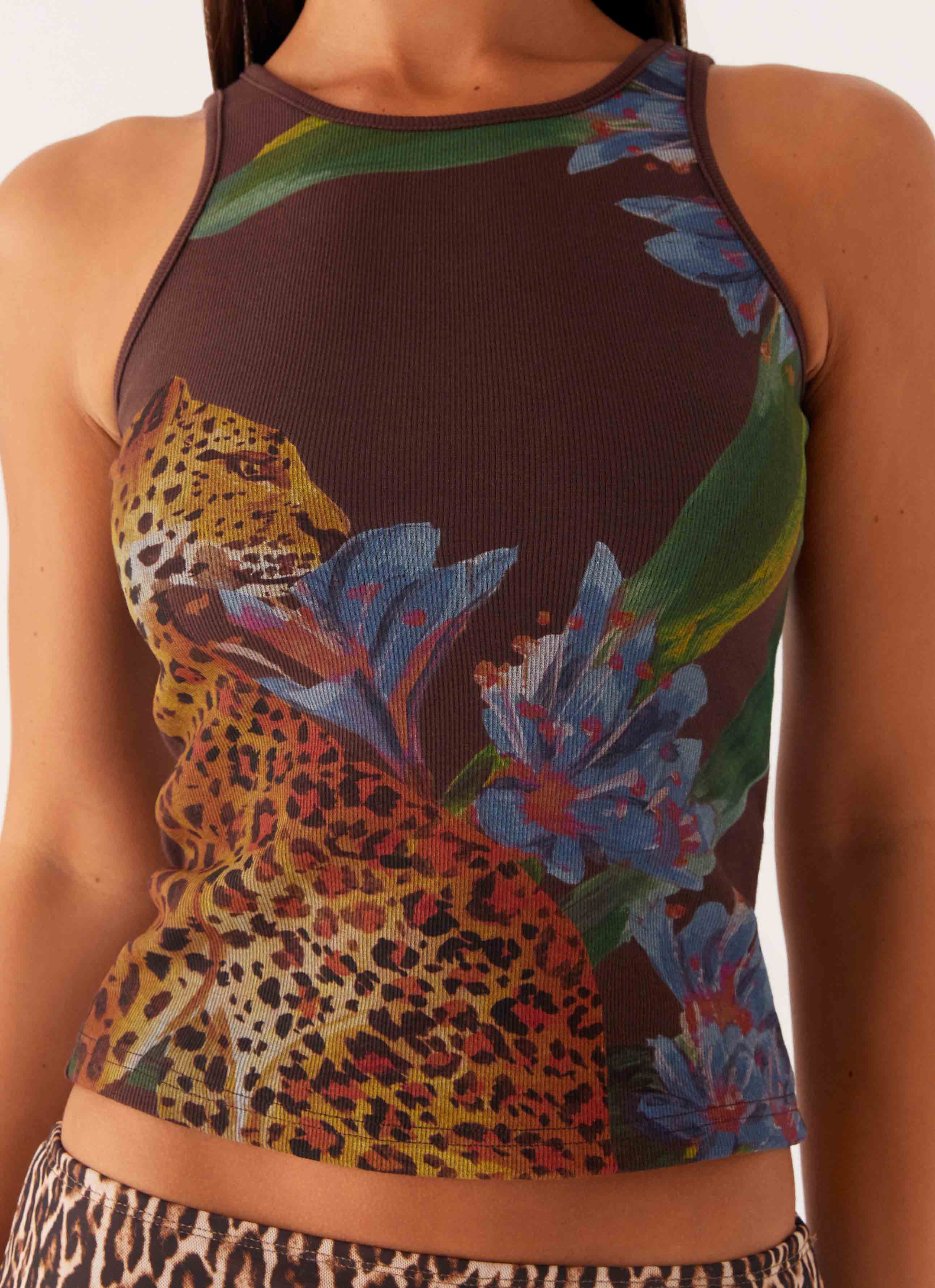 Safari Tank - Chocolate