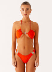 Saint Lucia Bikini Top - Orange