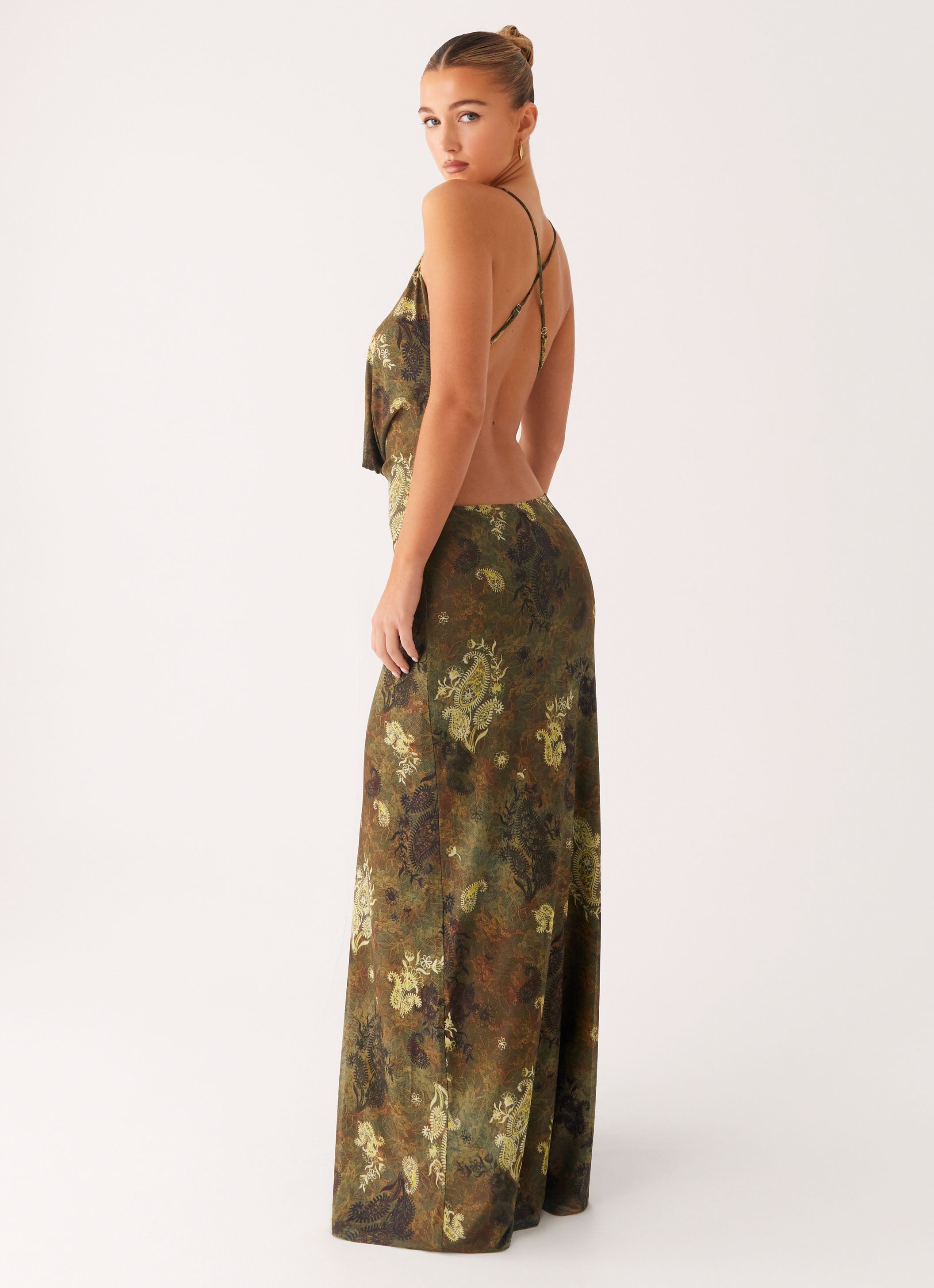 Star Fields Maxi Dress - Cyber Floral