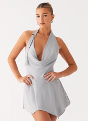 Tavi Mini Dress - Grey